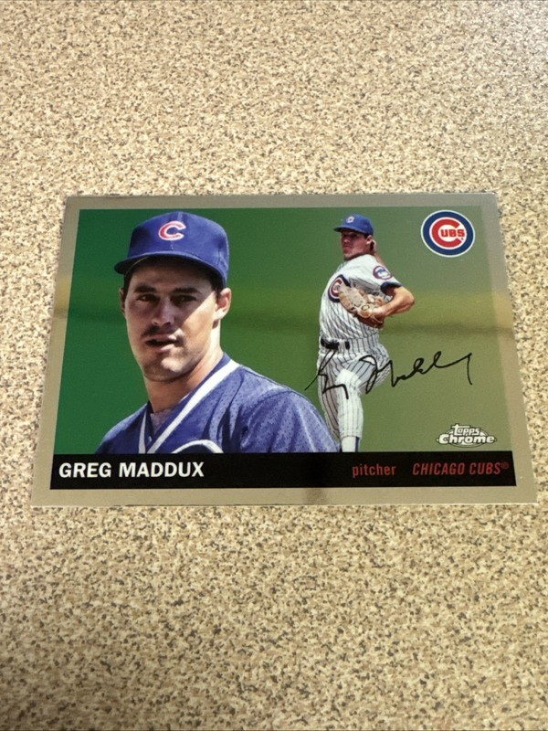 2025 Topps Chrome Platinum #303 Greg Maddux Chicago Cubs HOF