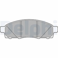 Bremsbelagsatz Scheibenbremse DELPHI LP3285 für NISSAN NV200 EVALIA Bus dCi 105
