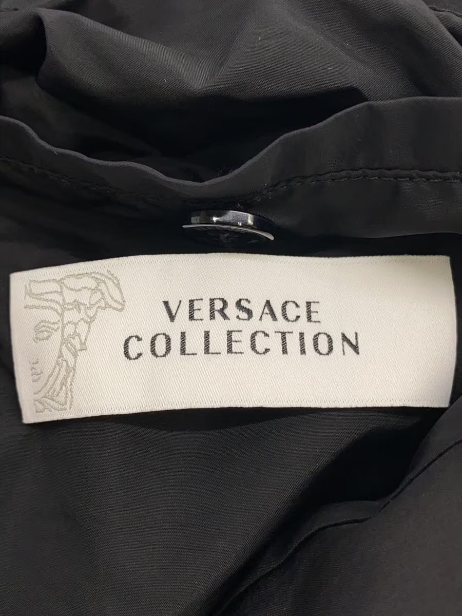 Versace down jacket 46 polyester black plain - image 3