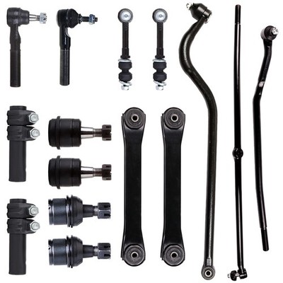 15Pcs For 2000-2002 Dodge Ram 2500 3500 Front Ball Joints Tie Rods Steering Part