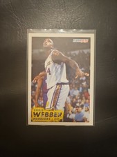 Chris Webber 1993-94 Fleer Rookie Card RC #292 Golden State Warriors