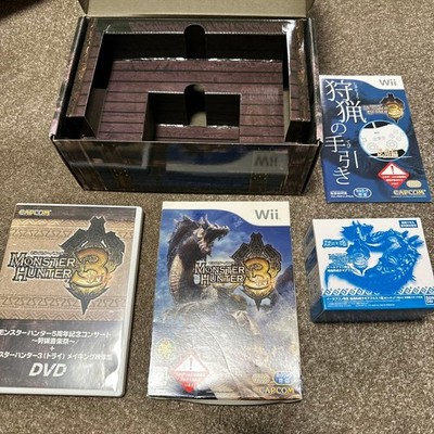 Capcom Monster Hunter 3 Tri Limited Edition Wii Set Complete From