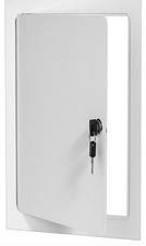 Premier 12x24 Universal Steel Flush Access Panel Door w/Keyed Cylinder Latch,...