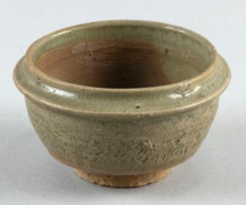 Small celadon  glazed stoneware bowl