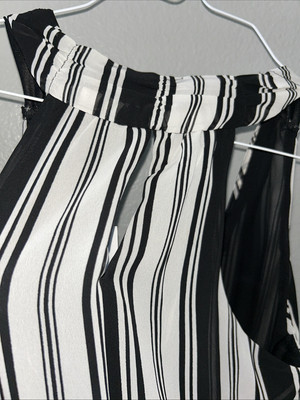 h and m black and white striped dress H&M | Dresses | Hm Striped White And Brown Womens Dress