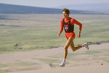 Pat Porter trains in Great Sand Dunes National Park near Alamosa C- Old Photo 11