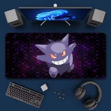 Gengar XL Mouse Pad - Pokemon Gaming Desk Mat for Anime Fans & GamersAccessories