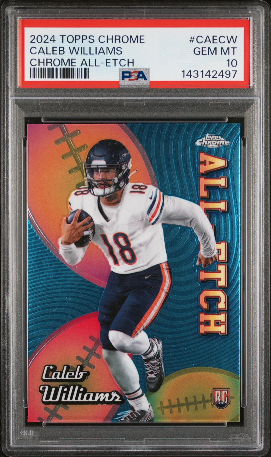 Caleb Williams Topps Chrome All-Etch #CAECW Base