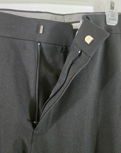 Haggar Men's Black Slim Fit Premium Stretch Dress Pants Size 34x30 - Picture 2 of 6