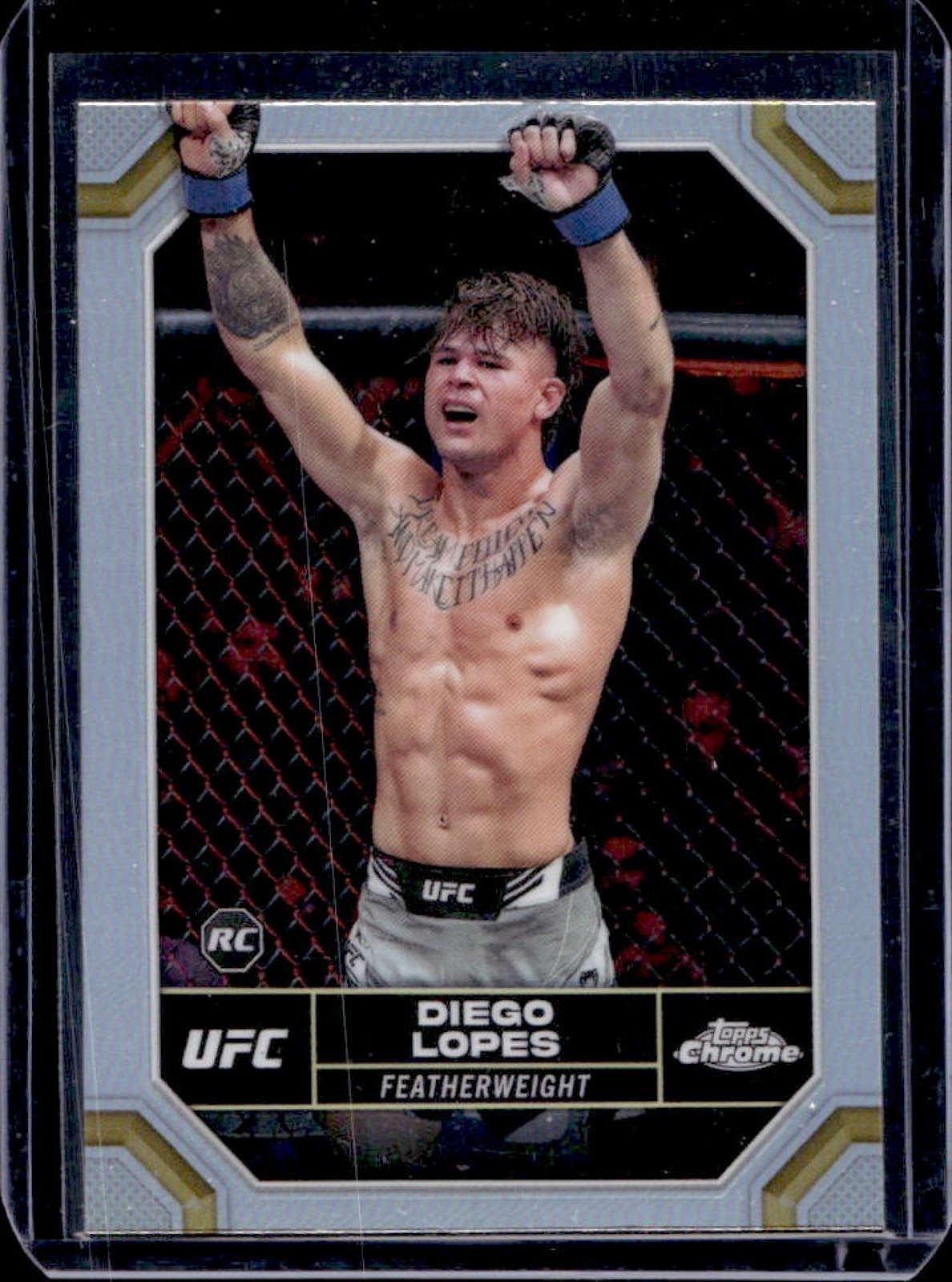 2024 Topps Chrome UFC Diego Lopes RC Refractor Rookie #26