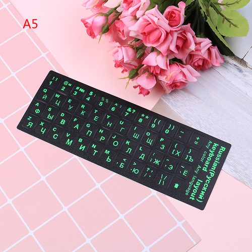 Russian standard keyboard layout sticker letters on replacement A.DI - Zdjęcie 10 z 17