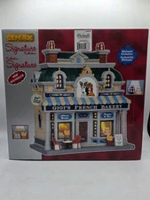 LEMAX SIGNATURE COLLECTION GIGI'S FRENCH BAKERY Rare Mint Lighted W Box