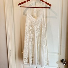 Embroidered Lace Sheer Mesh dress. Forever21 Romantic.Fairy.Boho.whimsical.beach