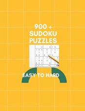 900 Sudoku Puzzles Easy to Hard