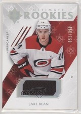 2018-19 Upper Deck Ultimate Collection Rookies Jerseys 51/399 Jake Bean #86 3x1