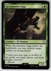 Reclamation Sage - 259 - Commander: The Lord of the Rings: Tales of Middle-earth