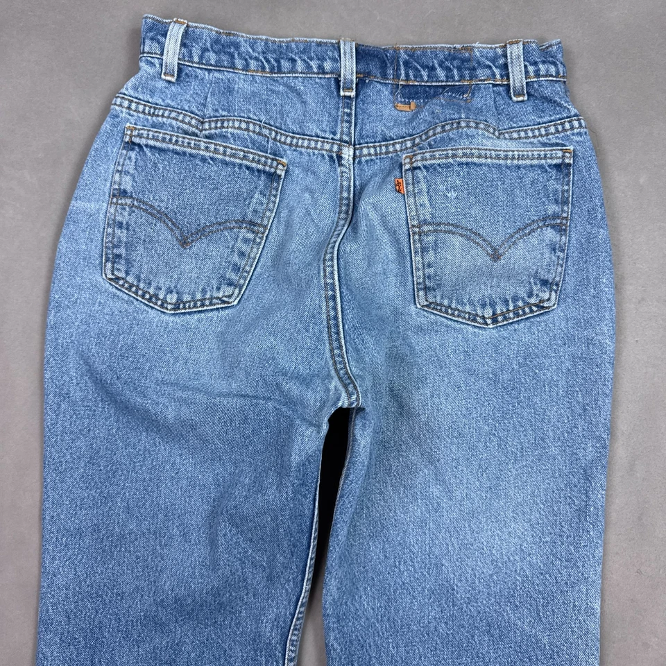 Jeans Levis Vintage Para Hombre 32x32 Azul Años 90 517 Naranja Acampanado Bootcut 646 Hecho en EE. UU. Foto 4 de 4