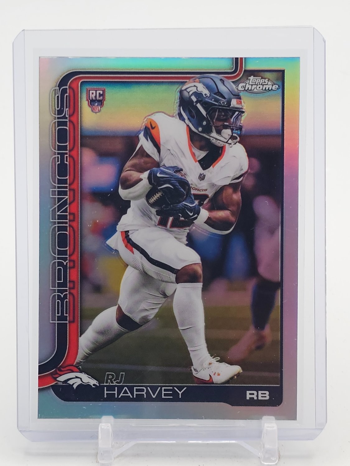 RJ Harvey Topps Chrome #330 Prizm Refractor