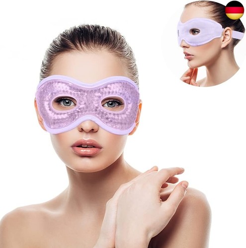 ACWOO Augenmaske Kühlend Kühlbrille, Cooling Eye Mask für Heiße Kältetherapie Ge - Bild 9 von 9