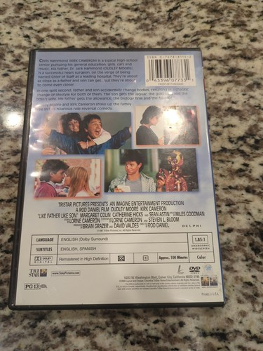 Like Father, like Son (DVD, 1987) - Picture 2 of 3