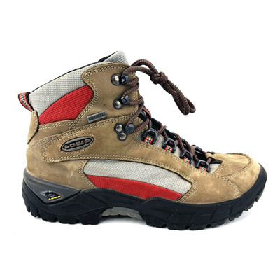 Womens 7.5 Lowa Kody GTX Mid Brown Leather Hiking Boots Shoes Lace Up