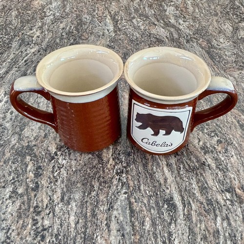 Cabela's Steinzeug 3D geprägt Hirsch, Elch Bär Kaffeebecher Sammlerstück - 6er Set - Bild 11 von 16