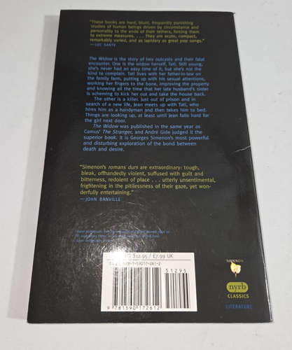 The Widow (New York Review Books Classics) by Simenon Intro by Paul Theroux - Picture 3 of 6