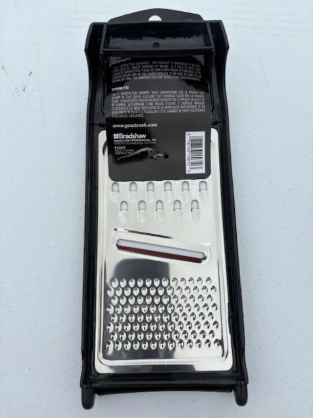 Rallador plano universal Good Cook de 10 pulgadas cromado Foto 4 de 4