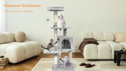 Rascador árbol para gatos sisal árbol rascador para gatos gatos grandes árbol trepador XL gatos - Vídeo 1 de 1