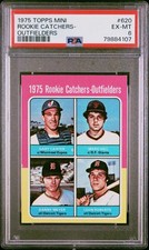 1975 Topps Mini #620 Rookie Catchers-Outfielders “Gary Carter RC” PSA 6 EX-MT