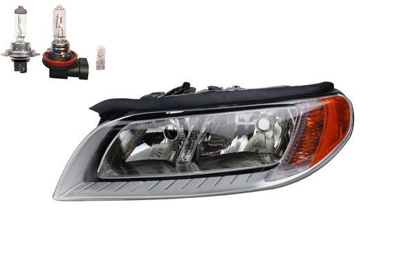 Scheinwerfer Passend FüR Volvo V70 08/07- Lage. Links Fahrerseite + Leuchtmittel-image