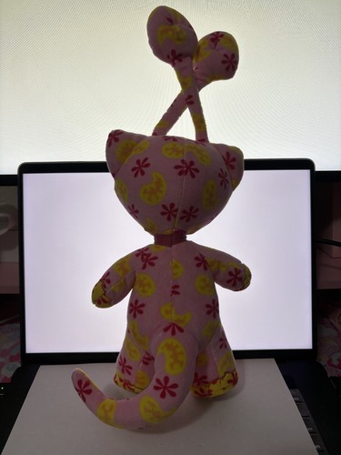 Neopets Standing Disco Aisha Plush 14” Limited Too Stuffed Vintage Pink Flower - Picture 2 of 2