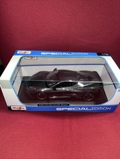 Maisto Special Edition 1/18 Diecast Chevrolet 2020 C8 Corvette Dark Grey