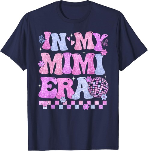 In My Mimi Era Groovy Retro Mothers Day Disco Ball Damen T-Shirt Hoodie