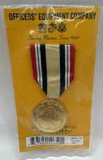 Officer's Equipment Company Insignia Of The Corp Anodized Iraq Campaign Metal