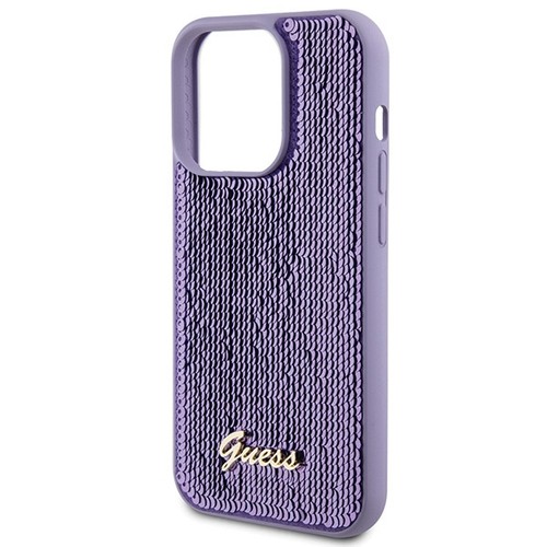 Case Guess GUHCP15XPSFDGSU Apple iPhone 15 Pro Max Hardcase Sequin Script Metal  - Bild 6 von 8