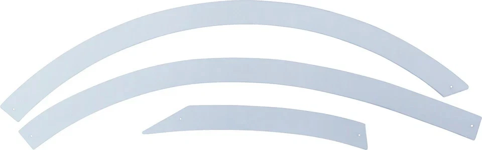 Volvo VNL Front Wheel Fender Trim 2018 AND NEWER Pair Set Stainless Steel - Image 2 of 2