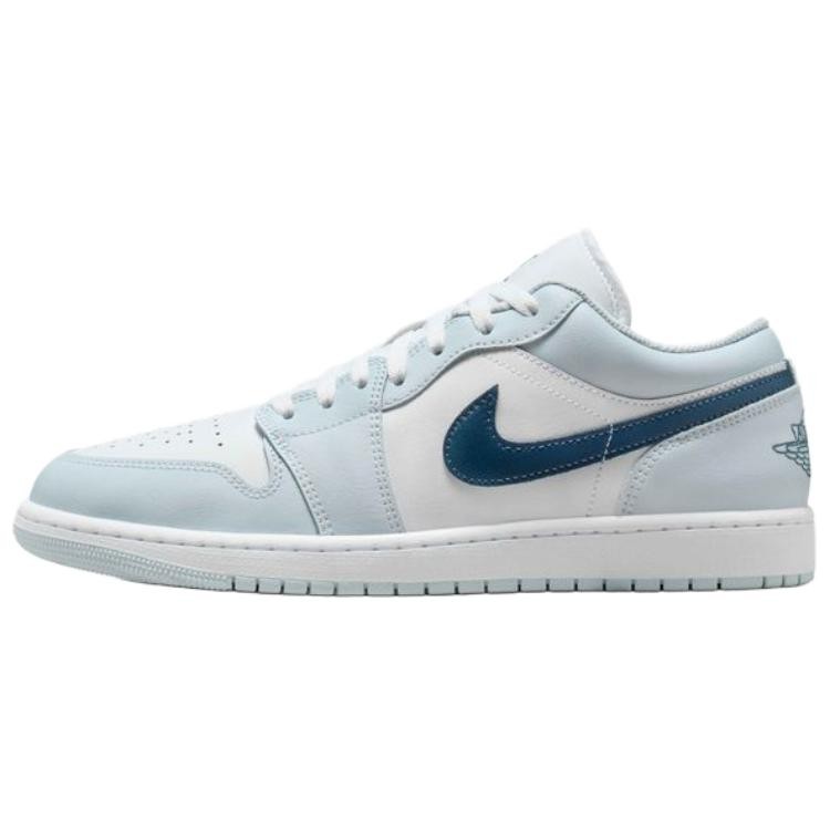 Air Jordan 1 Low 'Aura White' Light Blue White 553558-400 | eBay