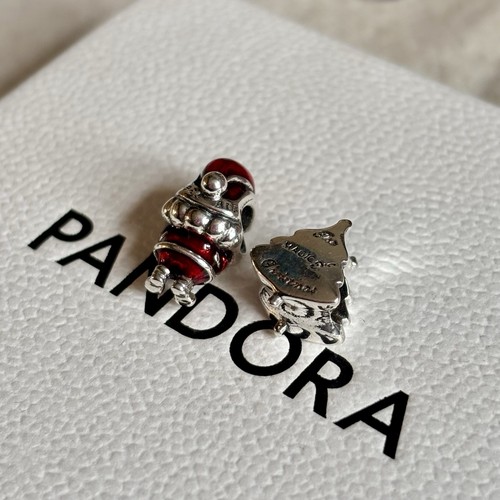Pandora S925 ALE - Father #Christmas & Tree CZ Moments Charms - Picture 5 of 6