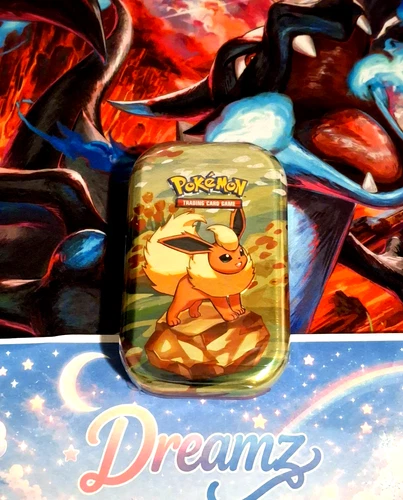 Pokémon TCG Prismatic Evolutions Mini Tin | Flareon | Sealed