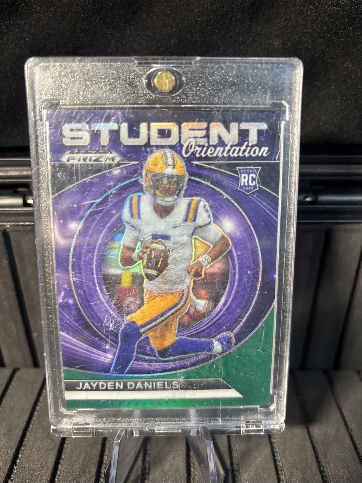 2024 Panini Prizm Draft Picks - Student Orientation Jayden Daniels green Prizm
