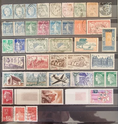 Briefmarkenlot Frankreich aus Rest SammlungsAuflösung  - Bild 1 von 4