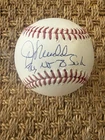 Joe Maddon Autographed Baseball Inscribed “Try Not To Suck” Beckett