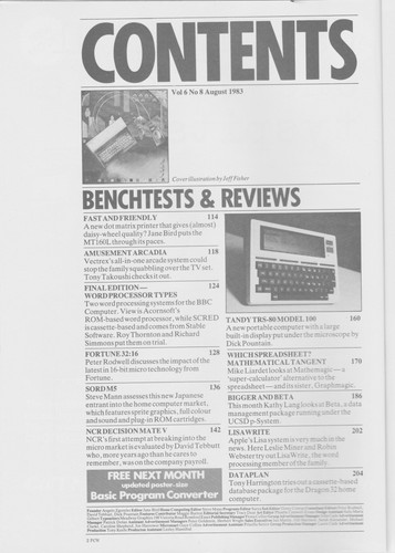 Personal Computer World (PCW) 1983 August - test SORD M5 - Picture 2 of 3