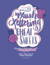 Brush Lettering Cheat Sheets Hand Lettering  Modern Calligraphy for Christ...