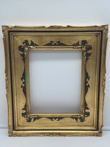 Vintage Italian Wood Frame Gold Gilt Baroque Style 15.75" x 13.75" See Details - Picture 15 of 15
