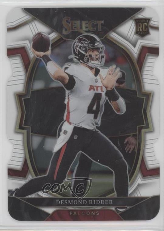 2022 Select Concourse White Prizm Die-Cut 24/99 Desmond Ridder #36 Rookie RC 2rz