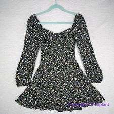 New! Reformation Mochi Floral Long Sleeve Dress, size 0