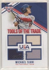2018 USA Baseball Stars & Stripes Tools of the Trade /299 Mike Siani Michael z7h
