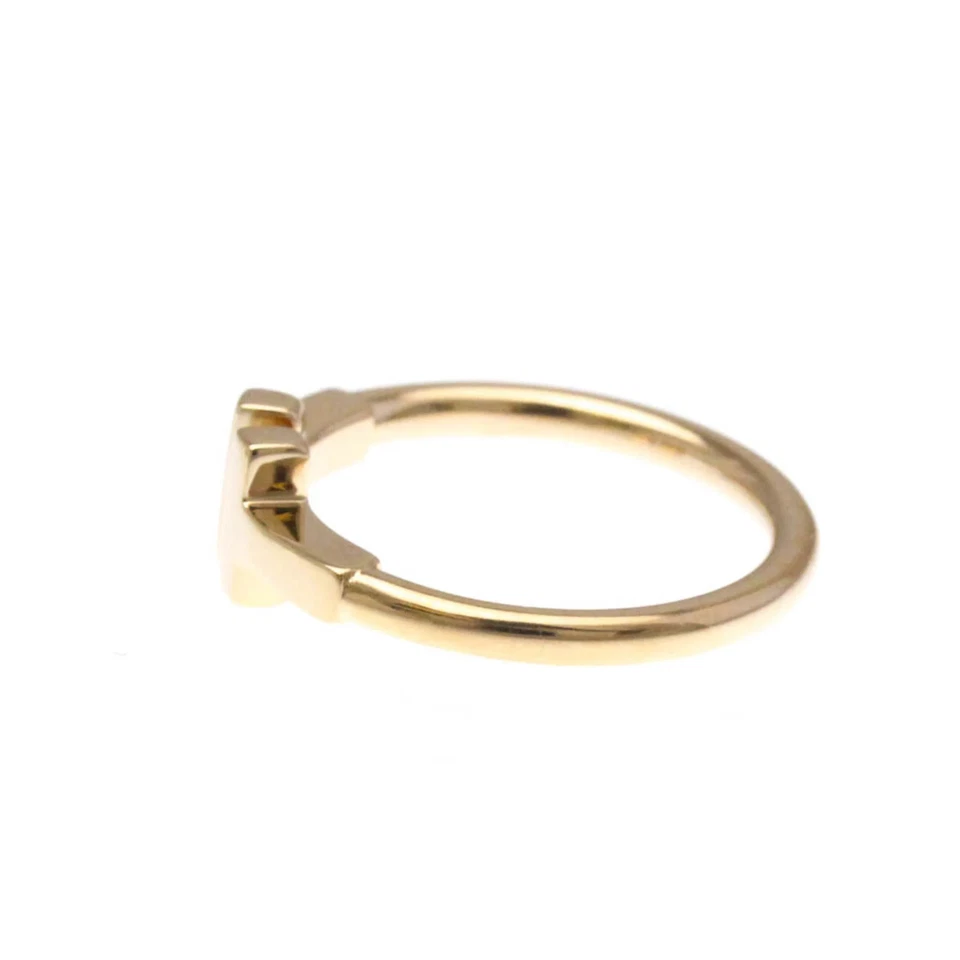Tiffany T Wire Ring Pink Gold (18K) Fashion No Stone Band Ring Pin... BF587798 - Image 2 of 4